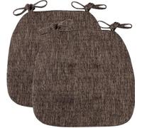 Générique Coussin De Chaise D'extérieur en Forme de trapèze Assise Confortable,Coussin De Siège Antidérapant Lavable pour Chaise Bureau, pour Intérieure(E,2pcs)