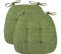 Générique Coussin De Chaise D'extérieur en Forme de trapèze Assise Confortable,Coussin De Siège Antidérapant Lavable pour Chaise Bureau, pour Intérieure(O,2pcs)