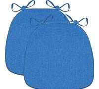 Générique Coussin De Chaise D'extérieur en Forme de trapèze Assise Confortable,Coussin De Siège Antidérapant Lavable pour Chaise Bureau, pour Intérieure(B,2pcs)