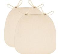 Générique Coussin De Chaise D'extérieur en Forme de trapèze Assise Confortable,Coussin De Siège Antidérapant Lavable pour Chaise Bureau, pour Intérieure(N,2pcs)