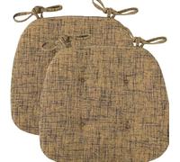Générique Coussin De Chaise D'extérieur en Forme de trapèze Assise Confortable,Coussin De Siège Antidérapant Lavable pour Chaise Bureau, pour Intérieure(I,2pcs)