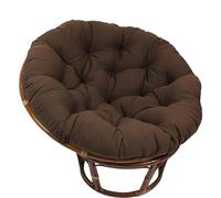 Générique Coussin De Chaise Papasan Extérieur, Coussin De Chaise Suspendue Imperméable Coussin De Siège Rond, Coussin De Chaise Confortable Coussin De Siège Amovible, Jardin,Marron,100cm