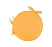 Générique Coussin de Chaise Rond Confortable, Peut être attaché pour éviter de Glisser, s'applique au Bureau, à la Chaise d'ordinateur, au Jardin, à la Cuisine (Orange, 30X30CM)