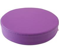 Générique Coussin De Chaise Ronde Imperméable/Galette De Chaise en Cuir PU,35/40/45/50cm Coussin De Siège De Voiture, pour Intérieur Et Extérieur, Jardin, Cuisine, Bureau(Purple,17.7x2in/45x5cm)
