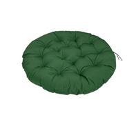 Générique Coussin De Chaise Suspendue D'extérieur Rond,Coussin,Coussin De 10 Cm D'épaisseur pour Balançoire Suspendue en Coton,Coussin De Siège De Chaise Papasan De Chaise œuf,Dark Green,110cm