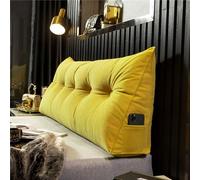 Générique Coussin De Lecture Triangulaire Appuie-Tête en Chenille Solide Support Lombaire Gros Oreiller Dossier Dossier Appui-Tête Amovible Coussin Dossier Canapé,007,200 * 50 * 20cm
