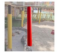 Générique Coussin De Panier Basket Cylindrique,Patch Souple Anti-Collision Extérieur Et Intérieur,for Parc D'attractions Maternelle(Red,Dia 14cm)