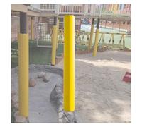 Générique Coussin De Panier Basket Cylindrique,Patch Souple Anti-Collision Extérieur Et Intérieur,for Parc D'attractions Maternelle(Yellow,Dia 14cm)