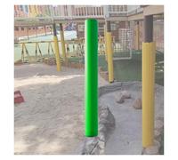 Générique Coussin De Panier De Basket,Coussinets Cylindriques Amovibles for Poteaux Extérieurs,Épaisseur 2 Cm,for Garage,Jardins d'enfants(Green,Dia 16.5cm)