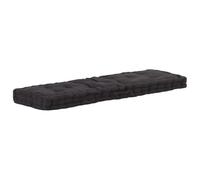 Générique Coussin de Plancher de Palette Coton 120x40x7 cm Noir,Maison & Jardin,Décorations,Coussins de chaises & canapés,Noir,4.59 KG,48673