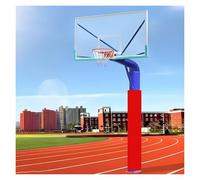 Générique Coussin De Poteau Basket-Ball De 180 Cm De Hauteur,Coussinets Poteau Ronds Enveloppants,Coussin Poteau Toutes Saisons,for Salle Sport,Parking, Aire Jeux(Red,Dia 11.4cm/4.5in)