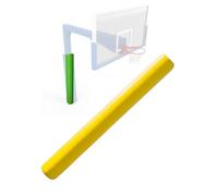 Générique Coussin De Poteau Basket-Ball Extérieur, Coussin Rond Enveloppant, Terrain Jeu Toutes Saisons, for Parking Stade(Yellow,Dia 16.5cm/6.5in)