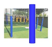 Générique Coussin De Poteau De Basket-Ball Rond, Coussin De Poteau De Parking Portable, Rembourrage Tampon Toutes Saisons, for Salle De Sport, Garage, Aire De Jeux(Blue,Dia 22cm/8.7in)