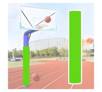 Générique Coussin De Poteau De Basket-Ball Rond, Coussinets De Poteau De Parking Enveloppants, Rembourrage De Tampon De Colonne De Terrain De Jeu Toutes Saisons(Green,Dia 11.4cm/4.5in)