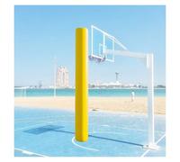 Générique Coussin De Protection Amovible for Panier Basket, Anti-Impact 2 Cm D'épaisseur,for La des Joueurs Lors Compétitions(White,Dia 11.4cm)