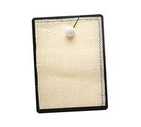 Générique Coussin De Protection De Canapé Grattoir pour Chat en Tapis Roue De Chat Grattoirs Chat Suspendu Scratch Grattoir Rond pour Chat Arrêt Mangeoire Puzzle Chat Dissuasif Sisal Khaki