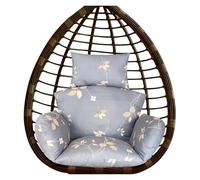 Générique Coussin De Rechange Amovible avec Fermeture Éclair pour Fauteuil Suspendu « Œuf » - Idéal pour Hamacs, Balancelles De Terrasse Et Mobilier en Rotin (Fauteuil Non Inclus)