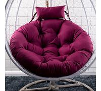 Générique Coussin de Rechange en papasan Lavable pour balancelle à Suspendre, idéal pour terrasse et Cour, Utilisation en intérieur/extérieur, Couleur Unie
