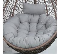Générique Coussin De Rechange Épais Et Confortable pour Fauteuil Suspendu Œuf, avec Appui-tête Intégré. Doux Et Résistant, Il Convient Aussi Bien À L'intérieur Qu'à L'extérieur