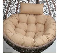 Générique Coussin De Rechange pour Fauteuil Suspendu en Forme D'œuf, Coussin D'assise Épais Et Moelleux avec Appui-tête, Antidérapant Et Lavable