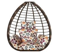 Générique Coussin De Rechange pour Fauteuil Suspendu « Œuf » (Egg Chair), avec Appui-tête - Idéal pour Hamac, Salon, Véranda Ou Balcon (Fauteuil Non Inclus)