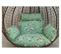 Générique Coussin de Remplacement Doux pour Fauteuil Suspendu « œuf » ou Panier, avec appuie-tête - pour Usage intérieur et extérieur, Maison et Jardin (Fauteuil Non Inclus)