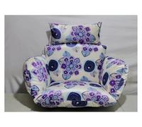 Générique Coussin de Remplacement Doux pour Fauteuil Suspendu « œuf » ou Panier, avec appuie-tête - pour Usage intérieur et extérieur, Maison et Jardin (Fauteuil Non Inclus)