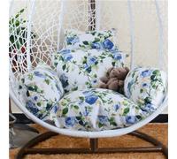 Générique Coussin De Remplacement Moelleux pour Fauteuil Suspendu (Egg Chair) avec Appui-tête - Coussin De Siège pour Balancelle Et Panier Suspendu (Fauteuil Non Inclus)