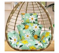 Générique Coussin De Remplacement pour Fauteuil Suspendu « Œuf » (Rembourrage en Coton PP) avec Appui-tête - Coussin pour Balancelle-Panier (intérieur/extérieur) - (Fauteuil Non Inclus)