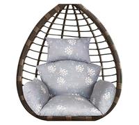 Générique Coussin De Remplacement pour Fauteuil Suspendu « Œuf » (Rembourrage en Coton PP) avec Appui-tête - Coussin pour Balancelle-Panier (intérieur/extérieur) - (Fauteuil Non Inclus)