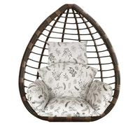 Générique Coussin De Remplacement pour Fauteuil Suspendu « Œuf » (Rembourrage en Coton PP) avec Appui-tête - Coussin pour Balancelle-Panier (intérieur/extérieur) - (Fauteuil Non Inclus)