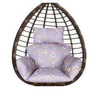 Générique Coussin De Remplacement pour Fauteuil Suspendu « Œuf » (Rembourrage en Coton PP) avec Appui-tête - Coussin pour Balancelle-Panier (intérieur/extérieur) - (Fauteuil Non Inclus)