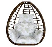 Générique Coussin De Remplacement pour Fauteuil Suspendu « Œuf » (Rembourrage en Coton PP) avec Appui-tête - Coussin pour Balancelle-Panier (intérieur/extérieur) - (Fauteuil Non Inclus)