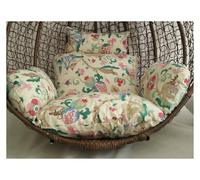 Générique Coussin de Remplacement pour Fauteuil œuf (intérieur/extérieur) avec Appui-tête et accoudoirs, pour balancelle Suspendue et hamac (Fauteuil Non Inclus)