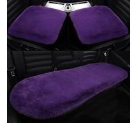 Générique Coussin De Siège Auto | 3 Pièces Couverture Arrière en Peluche Chaude | Coussins De Siège Automobile - pour Voiture Camion Véhicule Confort Hiver Voyage Long Trajet Assis