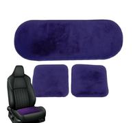 Générique Coussin De Siège Auto,3 Pièces Housse Auto en Peluche Douce pour Siège Et Arrière,Coussin de Conduite - pour Voiture Camion Véhicule Confort Hiver Noël Voyage Long Trajet Assis