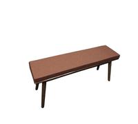 Générique Coussin de siège en Lin Personnalisable, Coussin de siège en éponge Haute densité, Coussin de siège Long pour Changer de Chaussures,E,120x40x5cm(47x16x2inch)