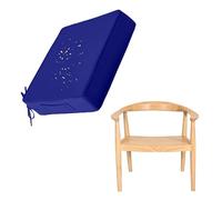 Générique Coussin De Siège pour Chaise D'extérieur Imperméable,Épaisseur 3/5/8/10cm,Coussin De Jardin Antidérapante Galette De Sol Rehausseur De Siège pour Cuisine Et Terrasse,Royal Blue,47x41x10cm