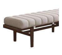 Générique Coussin D'intérieur pour Banc 120x40 100x35 80x40 150x40,4,5cm D'épaisseur Coussin De Banquette Rectangulaire Antidérapant pour Les Baies Vitrées,Fauteuils,Terrasses,Beige,35x70cm