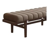 Générique Coussin D'intérieur pour Banc 120x40 100x35 80x40 150x40,4,5cm D'épaisseur Coussin De Banquette Rectangulaire Antidérapant pour Les Baies Vitrées,Fauteuils,Terrasses,Marron,30x190cm