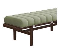 Générique Coussin D'intérieur pour Banc 120x40 100x35 80x40 150x40,4,5cm D'épaisseur Coussin De Banquette Rectangulaire Antidérapant pour Les Baies Vitrées,Fauteuils,Terrasses,Vert,30x150cm