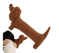 Générique Coussin en Peluche De Teckel | Jouet en Peluche Chien Mignon Coussin Animal,Oreiller Long Teckel Le Sommeil,pour Et Adultes Lit Canapé Salon Chambre Chambre D'