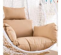 Générique Coussin épais en Forme d'œuf pour Fauteuil Suspendu, Housse Lavable - Coussin de Rechange épais pour fauteuils Suspendus, hamacs et Jardin (Kaki)