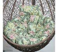 Générique Coussin épais imperméable pour Fauteuil œuf avec appuie-tête réglable - Coussin Doux pour Fauteuil d'intérieur et d'extérieur, Jardin, Bureau, balancelle en Osier