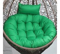 Générique Coussin épais imperméable pour Fauteuil œuf avec appuie-tête réglable - Coussin Doux pour Fauteuil d'intérieur et d'extérieur, Jardin, Bureau, balancelle en Osier