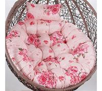 Générique Coussin épais pour Fauteuil œuf avec appuie-tête - Coussin Lavable et Amovible pour Chaise Suspendue d'extérieur/intérieur, idéal pour Le Patio et Le Jardin