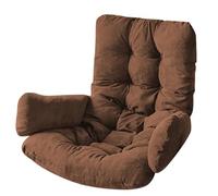 Générique Coussin Fauteuil Suspendu, Coussin de Jardin,Coussin de Chaise en rotin,Oreiller intégré,Diverses Options de Couleur,Imperméable - pour terrasse, Jardin (Coussin Seul)(Color:Marron)
