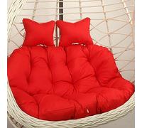 Générique Coussin Hamac, Housse Lavable Et Amovible, Rembourrage De 15 Cm Dépaisseur, Appui-tête Réglable, Conception De Sangle Antidérapante (Red)