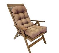 Générique Coussin Imperméable À Dossier Haut pour Chaise Adirondack, Galette De Remplacement Épaisse pour Fauteuil À Bascule avec Attaches, Coussin D'assise Intérieur/extérieur (Chaise Non Incluse)