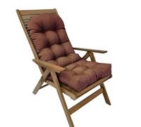 Générique Coussin Imperméable À Dossier Haut pour Chaise Adirondack, Galette De Remplacement Épaisse pour Fauteuil À Bascule avec Attaches, Coussin D'assise Intérieur/extérieur (Chaise Non Incluse)